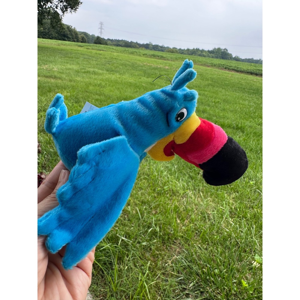Vintage 1999 Kelloggs Toucan Sam Plush Froot Loops Cereal Mascot 7 inch NWT